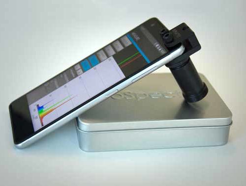 GoSpectro, spectromètre pour smartphone, spectromètre portable